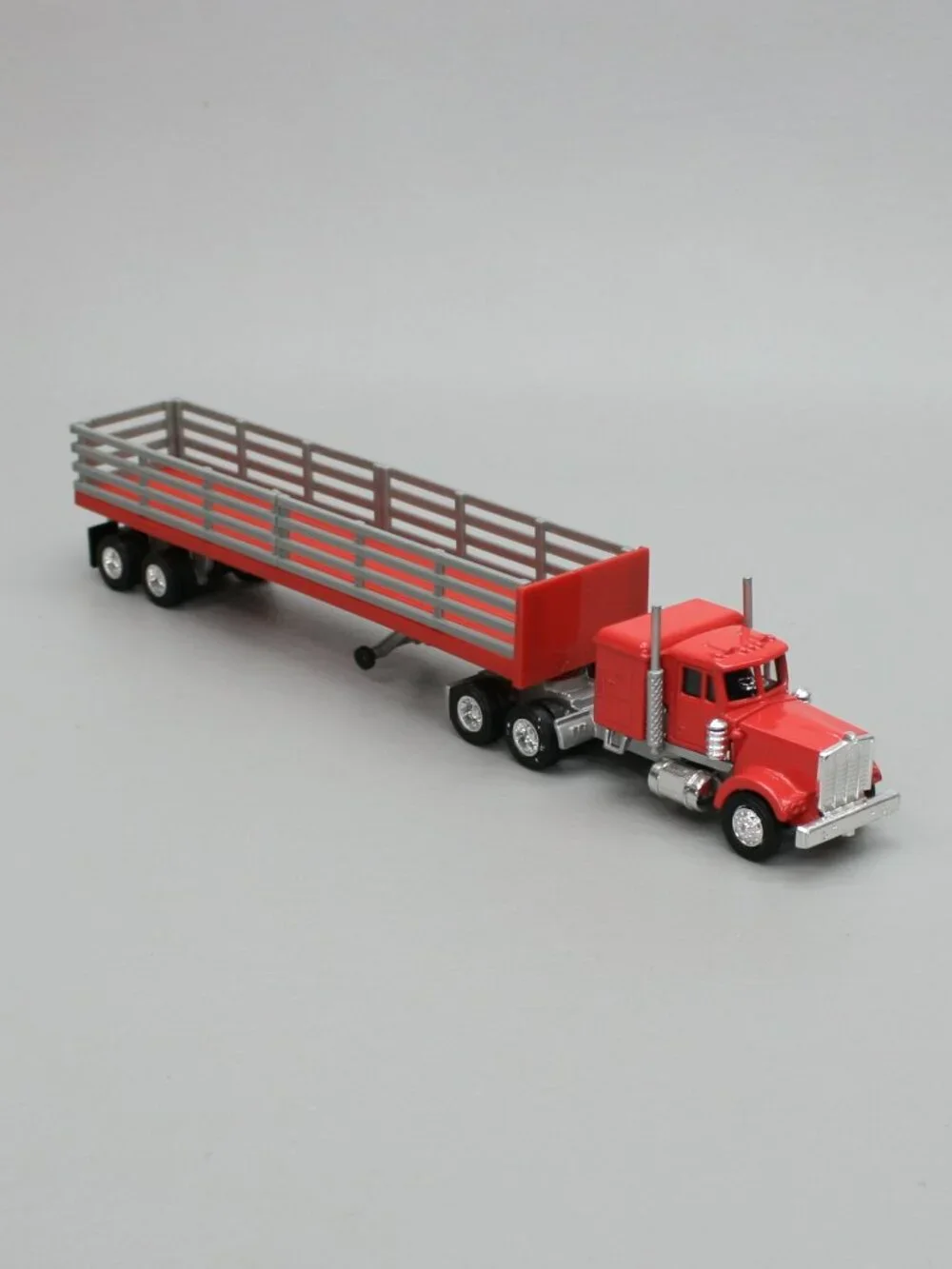 Lionel Trains O-Gauge Red Semi Tractor Trailer Truck Removeable Side Kit Flatbed